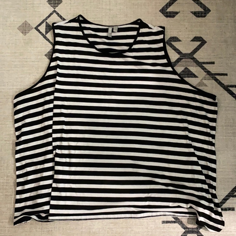 ASOS b&w striped tank top